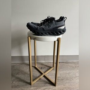 SOLD On Running Black and Gray Athletic Shoes with Modern Design